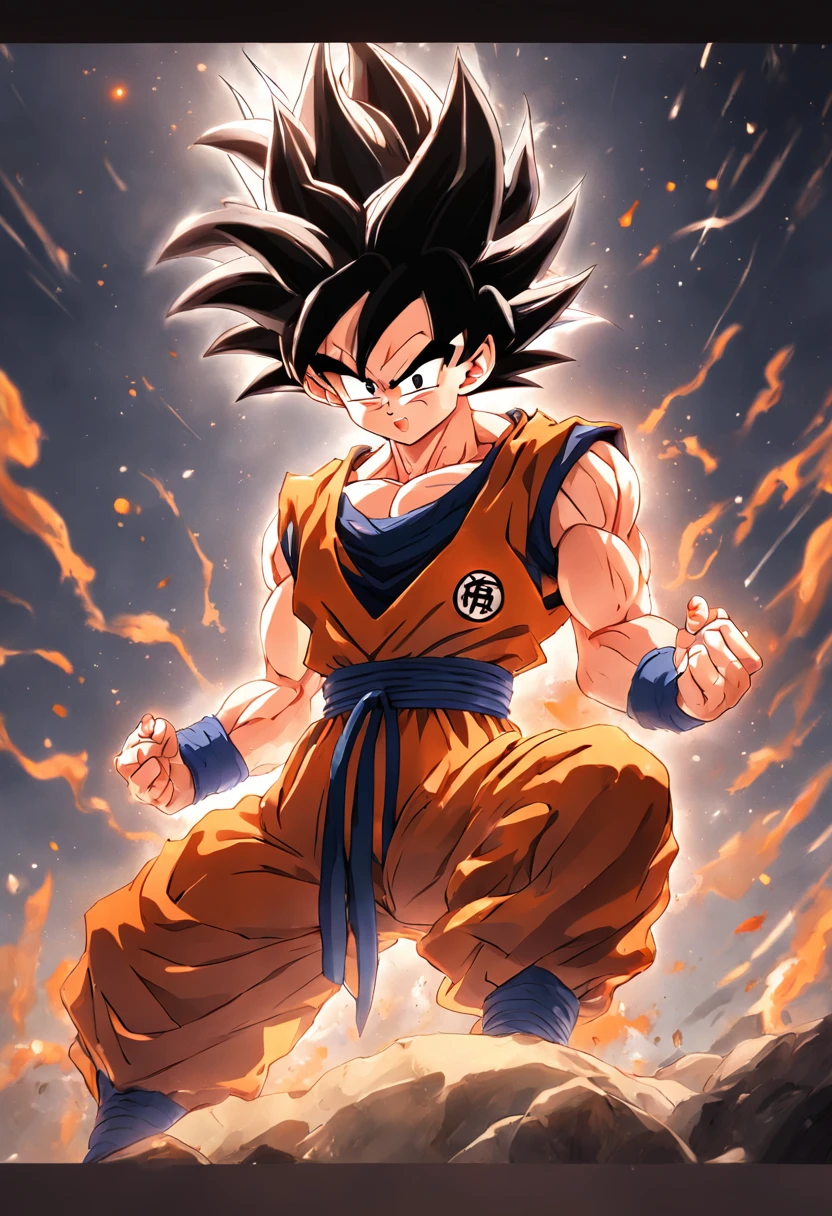 Dragon Ball Goku,Great ape,full bodyesbian,of a real,Facial features are carefully depicted,Realistic skin texture,Dark style,depth of fields,high light,Real light,Ray traching,oc rendered,Hyper-realistic,best qualtiy,8K,Works of masters,super-fine,Detailed pubic hair,Correct anatomy,sharp focus on eyes,Bokeh,Facial features are carefully depicted