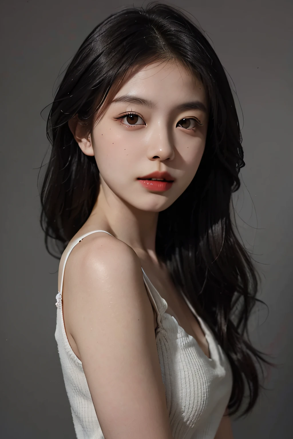 Amy Lynn (Lin Meilin / Lin Meilin)
Taiwanese female influencer in her early 20s。Black hair straight hair。a miniskirt、Skeletal Wave。Charisma。Clear face。