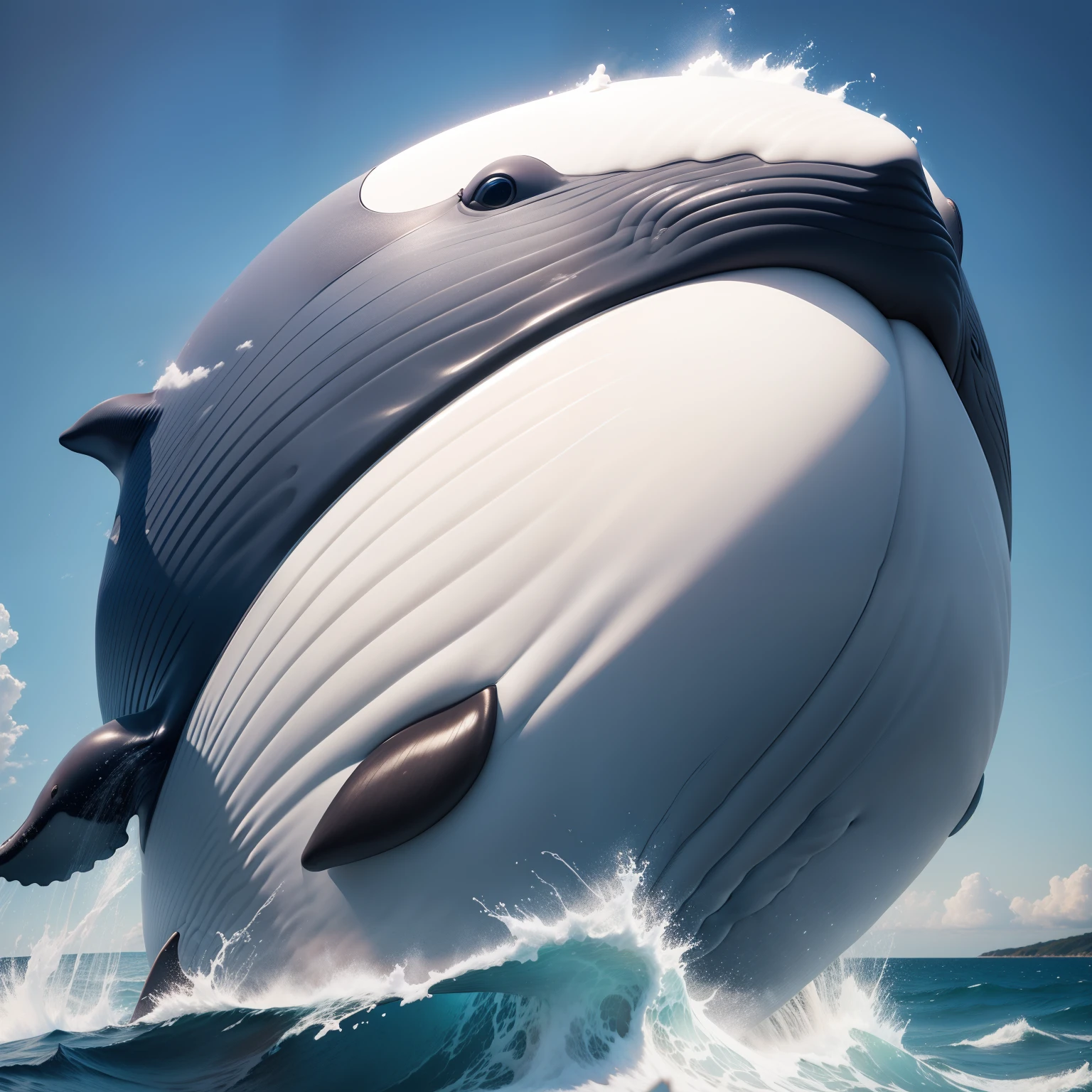 Cute whale