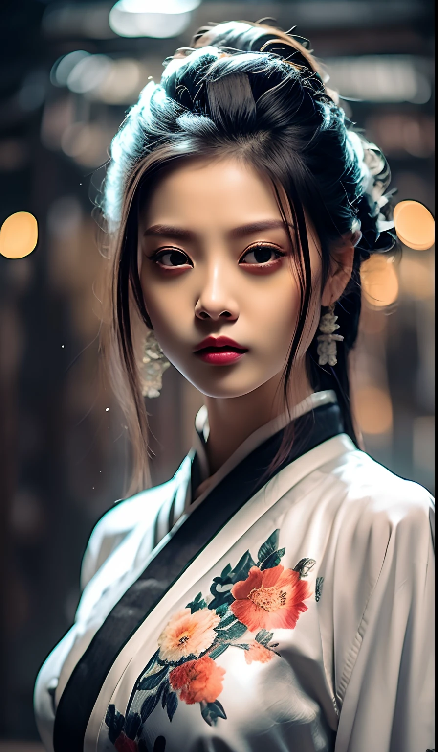 best quality, masterpiece, highres, wuxia 1girl, china dress, super Beautiful face, super beautiful eye, super beautiful hair