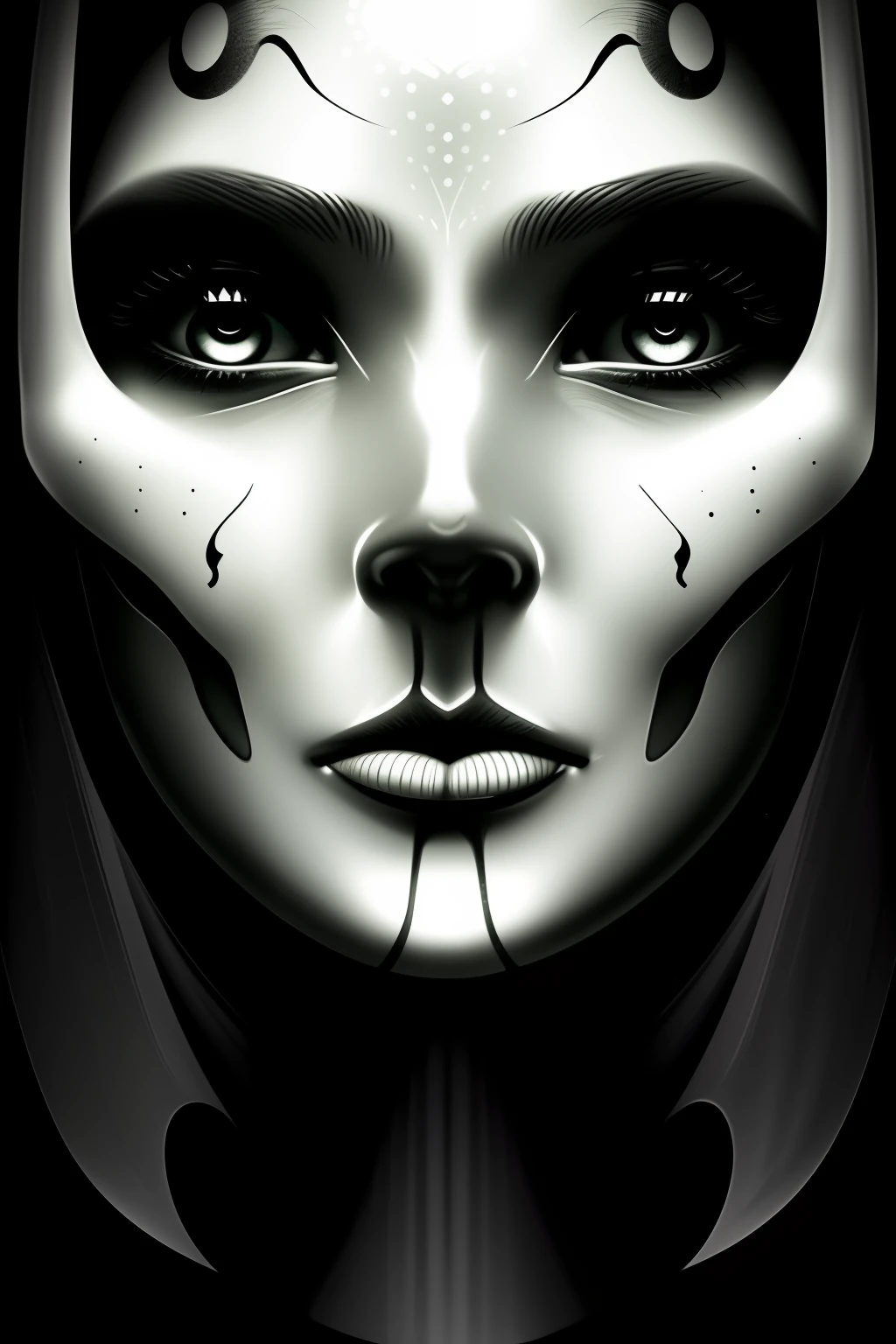 Olhos Hipnotizantes: Uma imagem que destaque um par de olhos hipnotizantes com uma aura misteriosa, reflecting the theme of intriguing and frightening stories. This suggestion can grab viewers' attention right away, For the eyes are an intensely expressive part of the human face and can convey emotions and mystery in an impactful way.