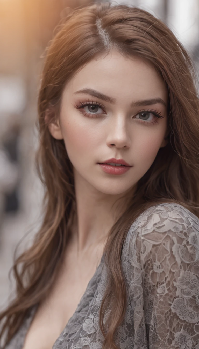 Real Photographics，Hipster girls，Street photography，Business Career Set，high-heels，of a real，Macro lens，depth of fields，high light，Real light，Ray traching，oc rendered，Hyper-realistic，best qualtiy，8K，Works of masters，super-fine，Detailed pubic hair，Correct anatomy，sharp focus on eyes，Bokeh，Facial features are carefully depicted