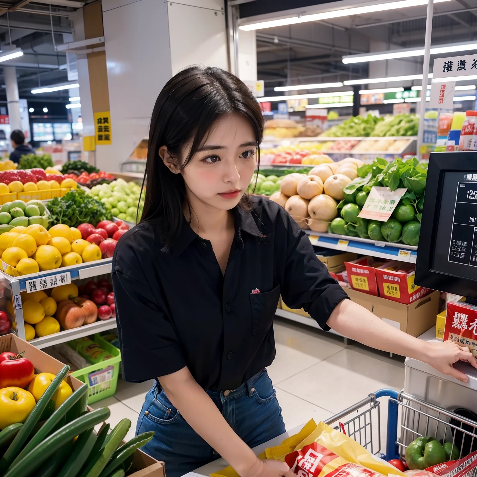 A woman who is likely to join a part-time job at a supermarket with an hourly wage increase of 80 yen when the number of part-time jobs is small now and there is a big pinch