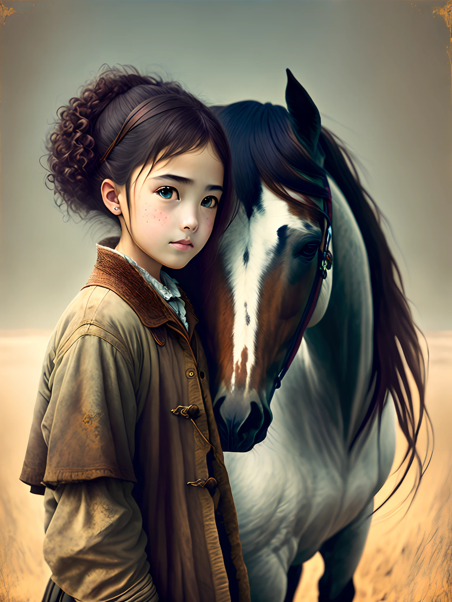 Girl with horse