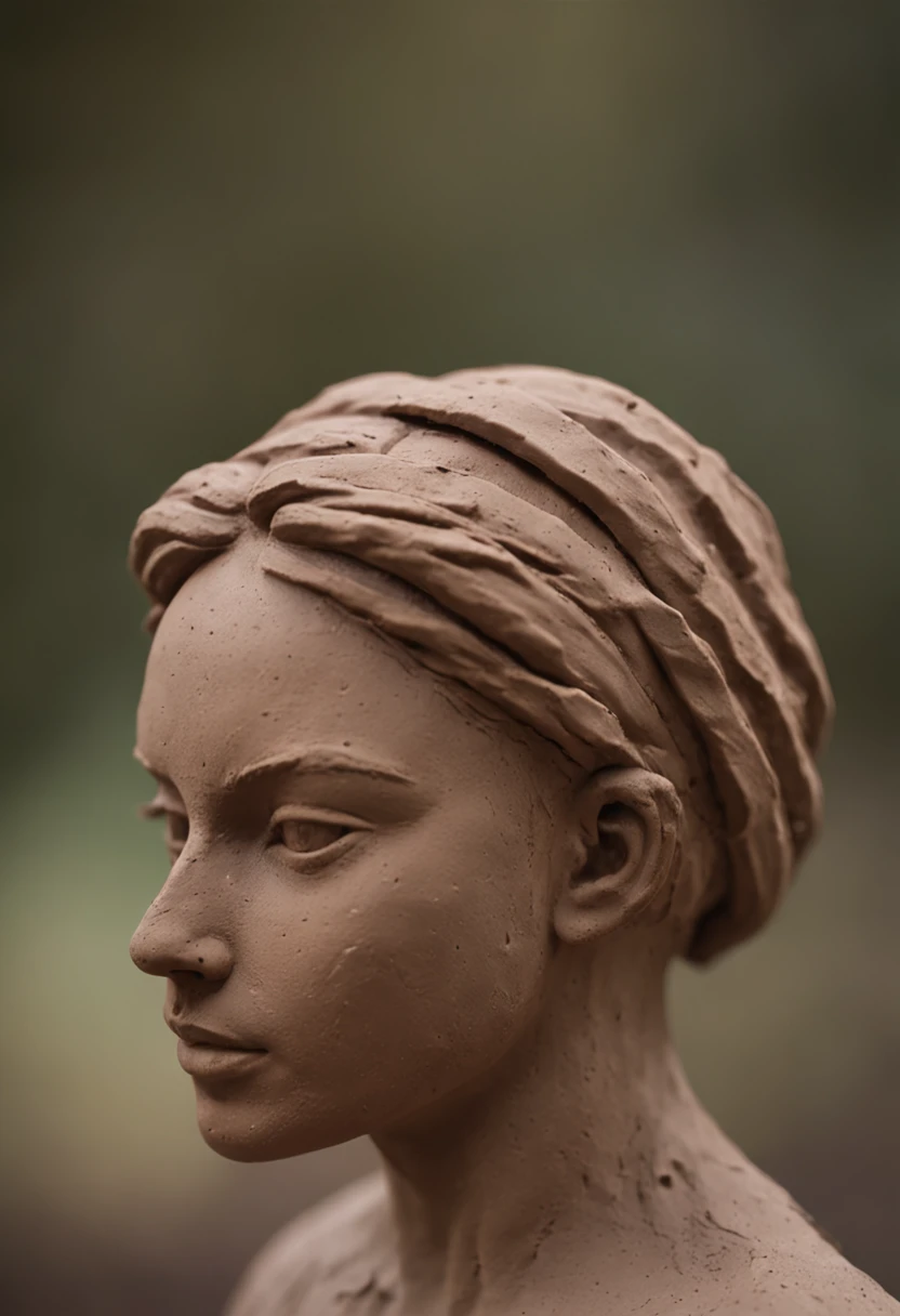 clay sculpture,Abstract figures