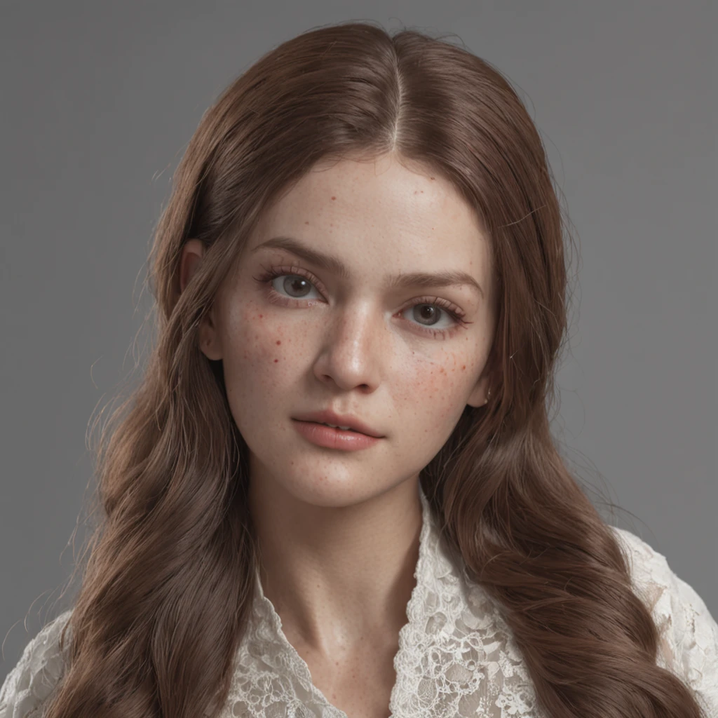 (professional 3d render:1.3) af (Realistic:1.3) The most beautiful artistic photo in the world,Has a soft and shiny female face, Detal Face, (vibration, realisticlying, Realistic, Dramatic, darkly, foco nítido, 8K), (Old silk clothes damaged by bad weather:1.4), Braided hair. Skin bruising, Wound marks on the face. Marks on the face with holes punched.