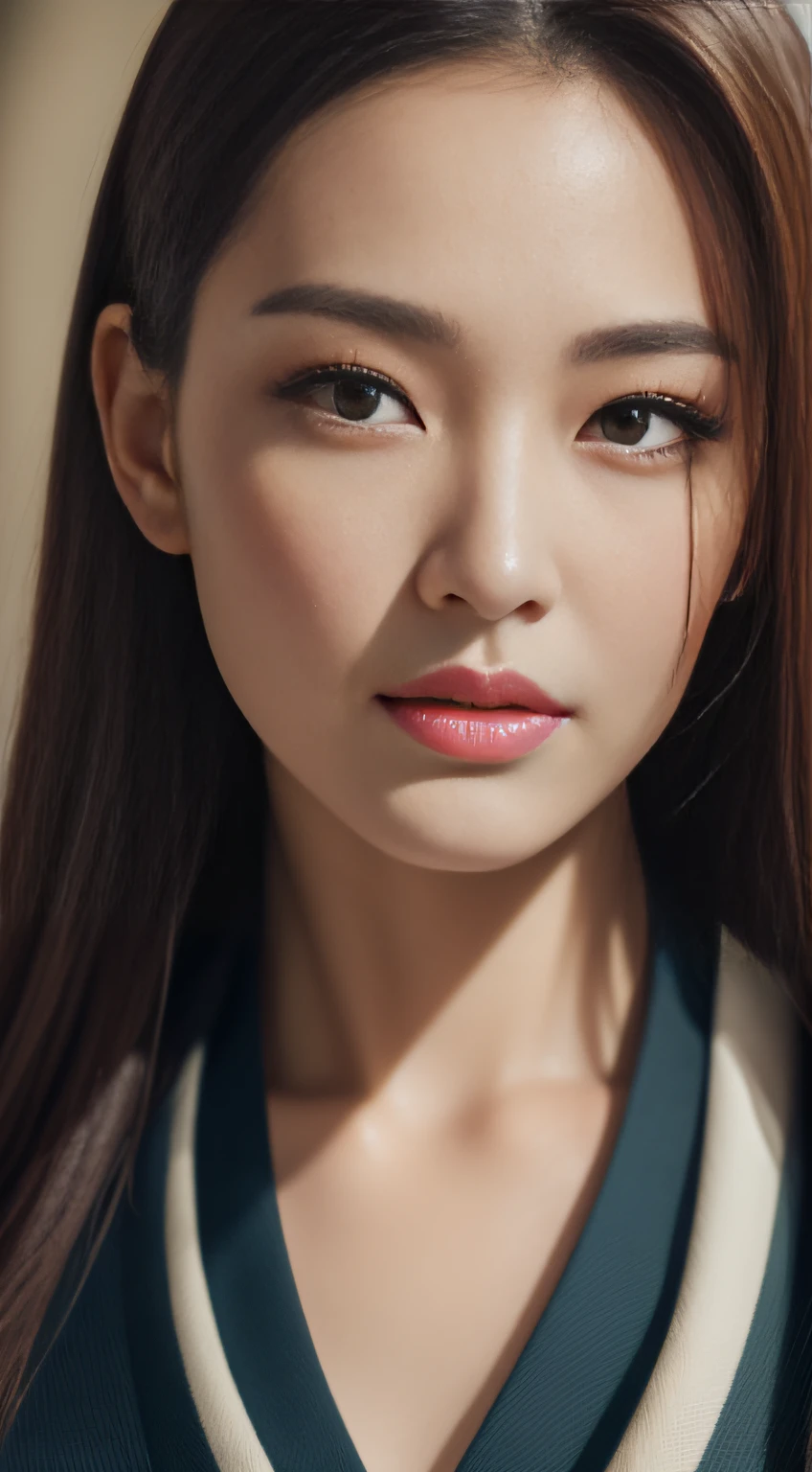 ((Top Quality, 8k, Masterpiece: 1.3)), (Sharp Focus: 1.2), (highly detail), (realistic), Beautiful Woman with Perfect Figure: 1.4, (Kimono), Highly Detailed Face and Skin Texture, Detailed Eyes, (Lips), Devil, ((comfromtable expressions))