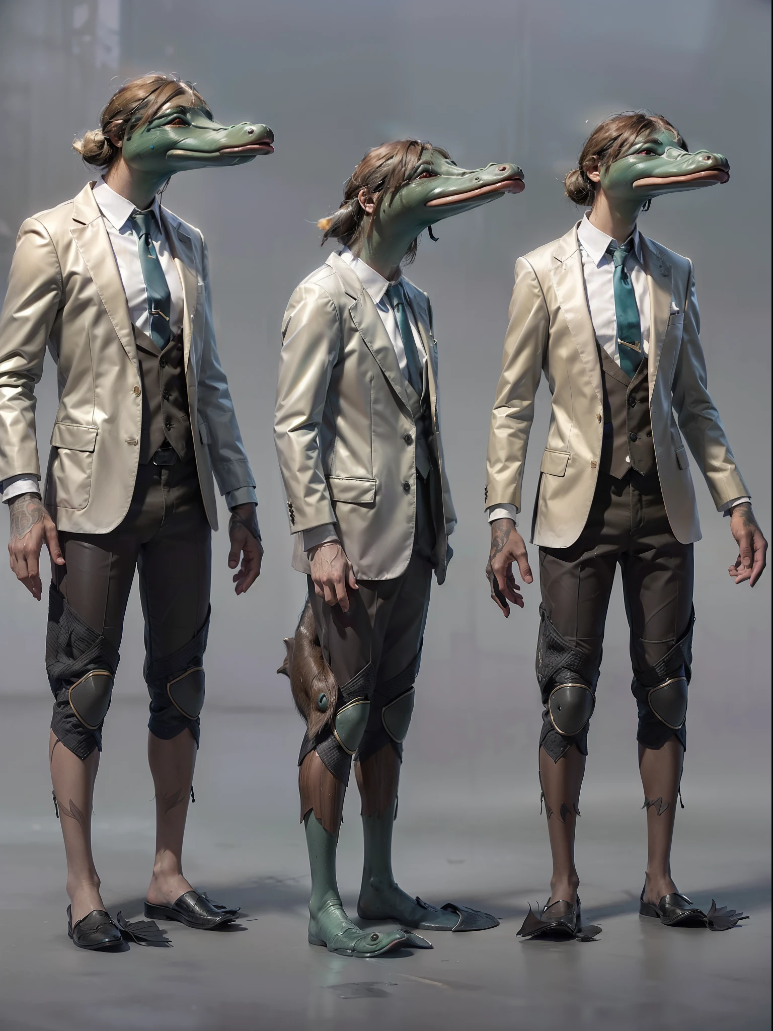 (((fullbody image、Standing posture)))、(Full body platypus standing upright in luxury business suit、Humanoid platypus、Cool anthropomorphic platypus with long legs)、masterpiece, top-quality, in 8K , intricate detailes, ultra-detailliert , light Particle、32K Digital Paint, Hyper-Realism, No background