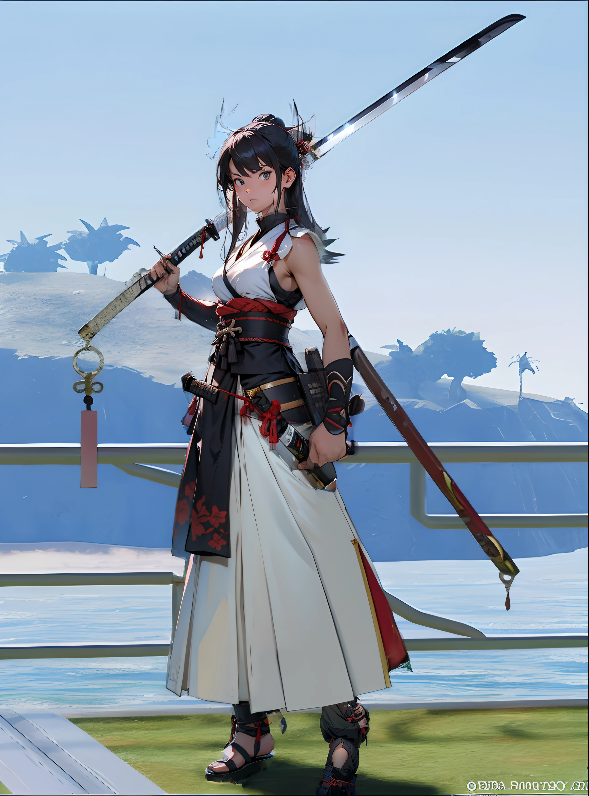 Katana, samurai girl