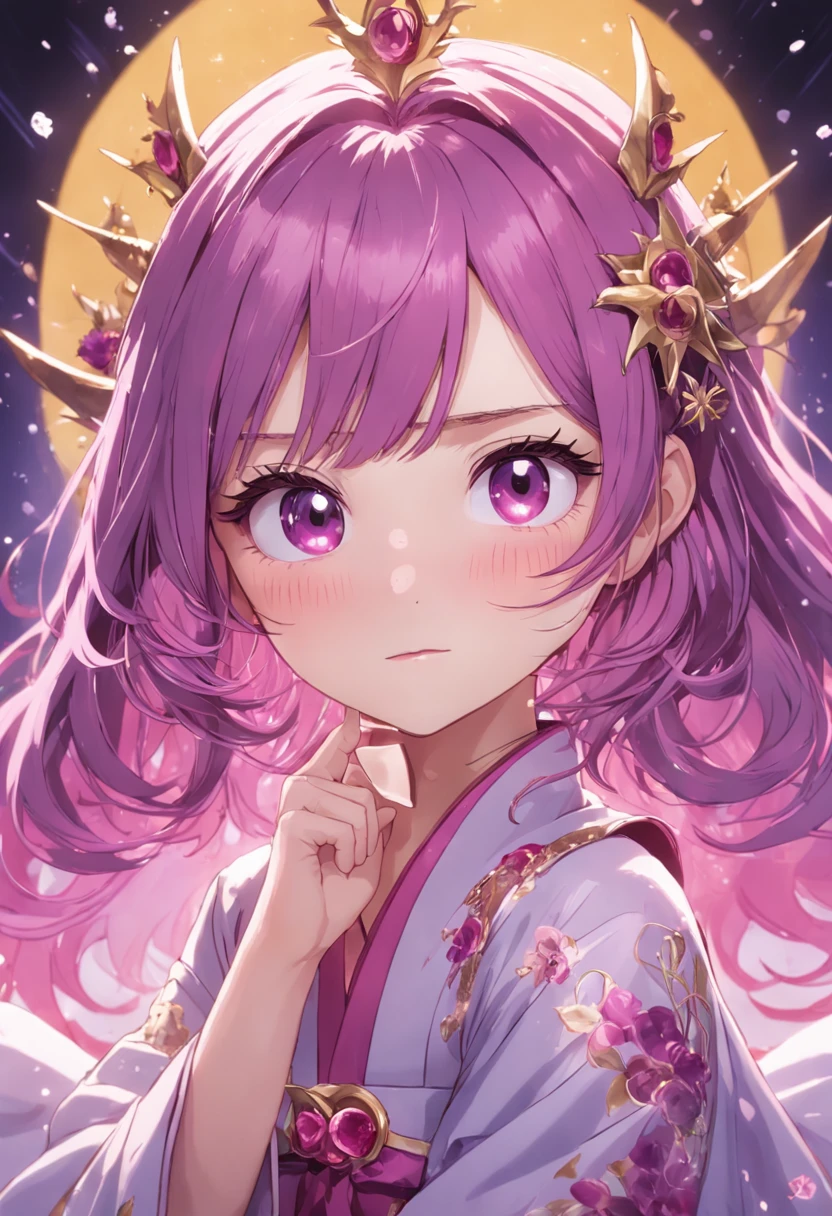 16k(tmasterpiece,k hd,hyper HD,16k)Short bright purple-pink hair,ponds,Female king size bed ,King crab protector (realisticlying:1.4),Crane pattern robe,Purple-pink tiara,Snowflakes fluttering,The background is pure,Hold your head high,Be proud,The nostrils look at people, A high resolution, the detail, RAW photogr, Sharp Re, Nikon D850 Film Stock Photo by Jefferies Lee 4 Kodak Portra 400 Camera F1.6 shots, Rich colors, ultra-realistic vivid textures, Dramatic lighting, Unreal Engine Art Station Trend, cinestir 800,Hold your head high,Be proud,The nostrils look at people,Short bright purple-pink hair,Short bright purple-pink hair,Short bright purple-pink hair,Short bright purple-pink hair,8K masterpiece,cinmatic lighting,
