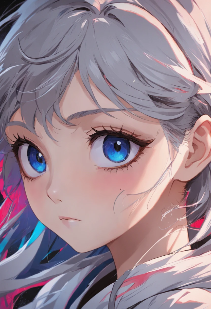 (insanely details, full bloom:1.5), ((Solo)), (Highest quality, (Colourful), (High sharpness), ((Detailed pupils)), With gray eyes, ((Painting:1.1)), (Digital painting:1.1), Detailed face and eyes,Masterpiece, Best quality, Highly detailed photo:1, 8K, tas...