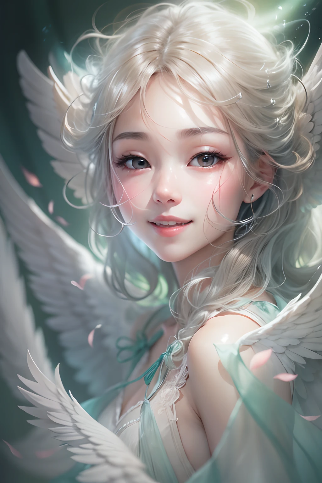 A mysterious angel with a sense of transparency、A smile､SHINES