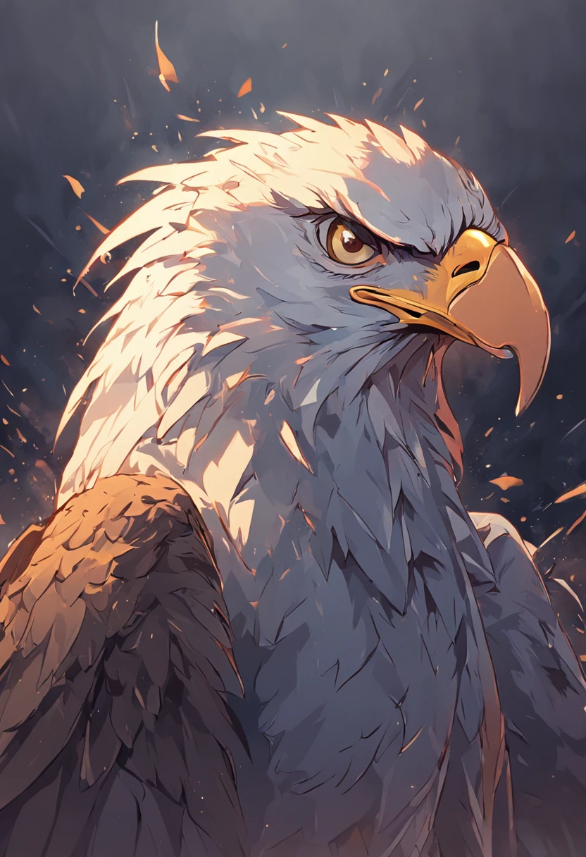 there is a drawing of a bird of prey with a yellow beak, eagle head, head of an eagle, with an eagle emblem, second eagle head, beak of an eagle, highly detailed vector art, eagle beak, eagle logo, eagle, white eagle icon, low polygons illustration, vector behance hd jesper ejsing, an eagle