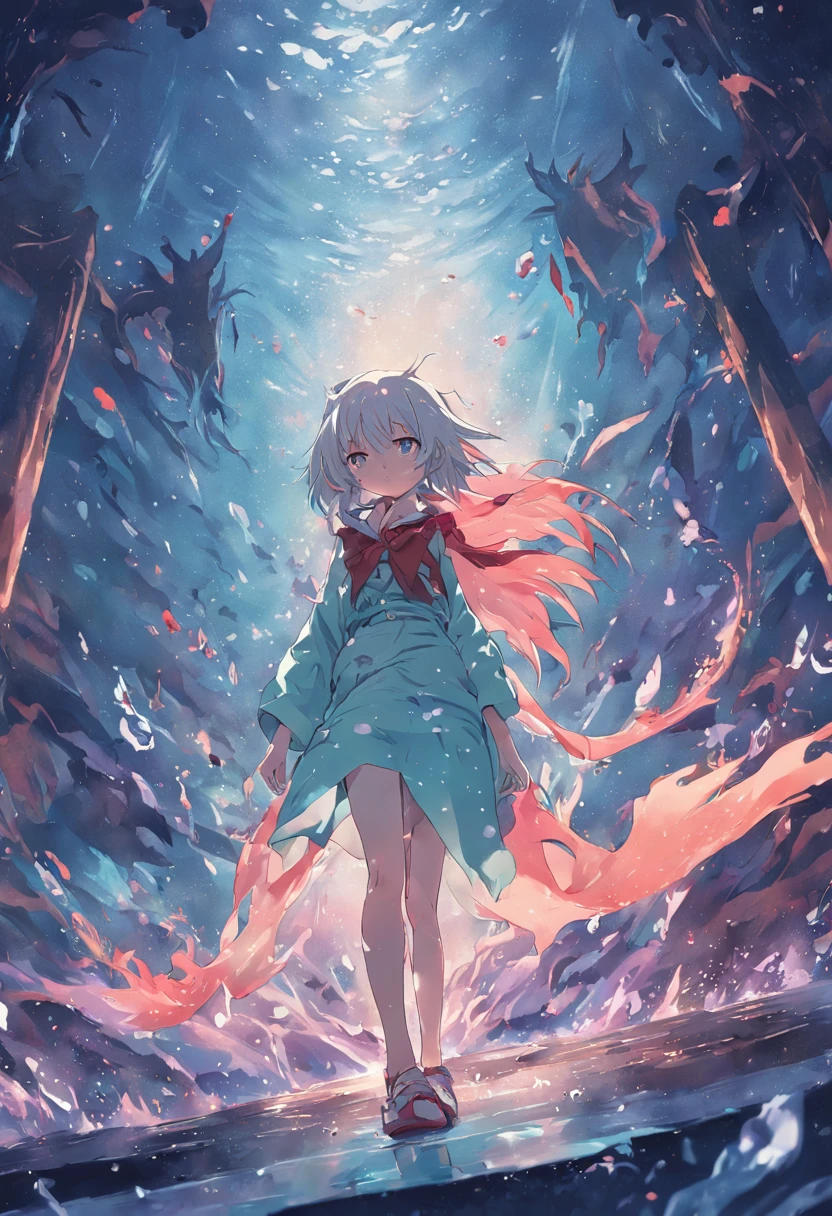 Rui Beast，ocean floor，petals，