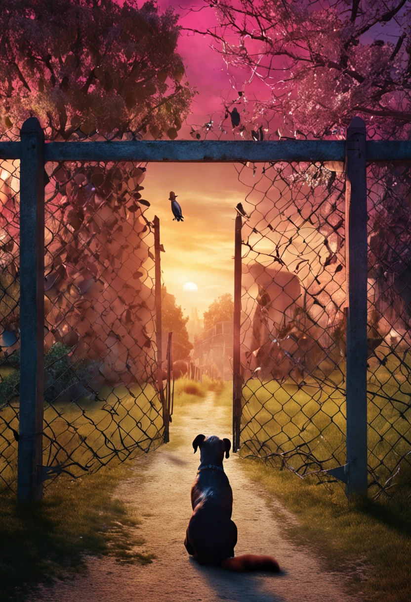 fences,Many dogs