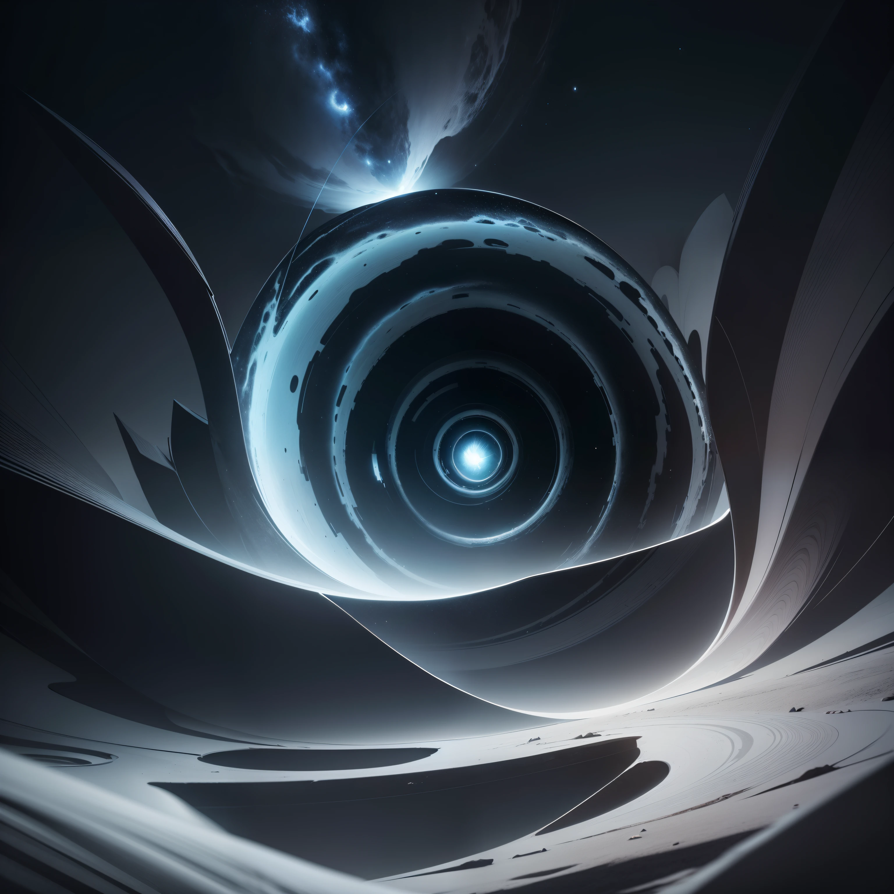 ju, I'll give you an idea of how you can represent the chasm in the thumbnail image:

1. plano de fundo escuro: Start with a dark background that represents the darkness of the abyss. use tons de preto, cinza escuro e roxo profundo para criar a atmosfera misteriosa.

2. Sinister Vortex: no centro da imagem, Create a vortex or portal that symbolizes the Abyss. The vortex can be composed of bands of shadows and diffuse rays of light, criando um efeito de movimento.

3. ghostly silhouettes: Inside the vortex, adicione algumas silhuetas vagas e indistintas de almas perdidas. These silhouettes may be slightly visible, creating a sense of mystery.

4. olhar intenso: In the brightest part of the vortex, place a subtle representation of Deylan's intense gaze. Pode ser apenas uma dica do seu visual, criando um ponto focal na imagem.

5. Elementos de Raios: Integrate lightning and spark elements into the vortex, destacando a luta entre raios e trevas. These elements can be represented as bands of bright white or electric blue light.

6. Efeito Nebuloso: Use a fog or cloudiness effect around the vortex to create a smooth transition between shadows and light elements.