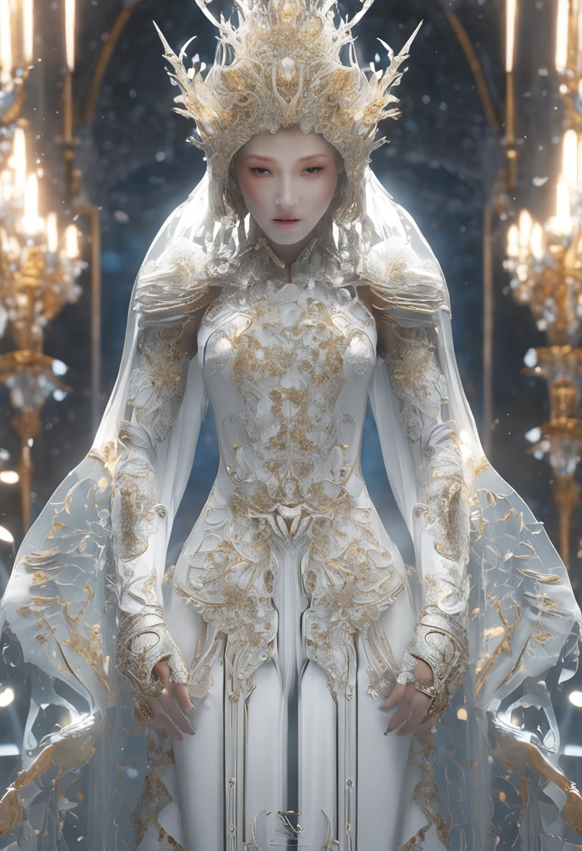 The pure white sword body is delicate and exquisitely ornamented,(((The body of the sword is designed with diamond and light blue particle effect filigree patterns:1.3))), Edge, (The sword body is symmetrically ornamented:1.3), (the swords entire blade is centered:1.3), Mid-range close-up,(Overall silhouette:1.3),(Fantastic angelica flowers background:1.2), Ultra photo realism, super-fine, 8K,Premium wallpapers,Highest image quality,3D,C4D,Master masterpieces,octane rendering