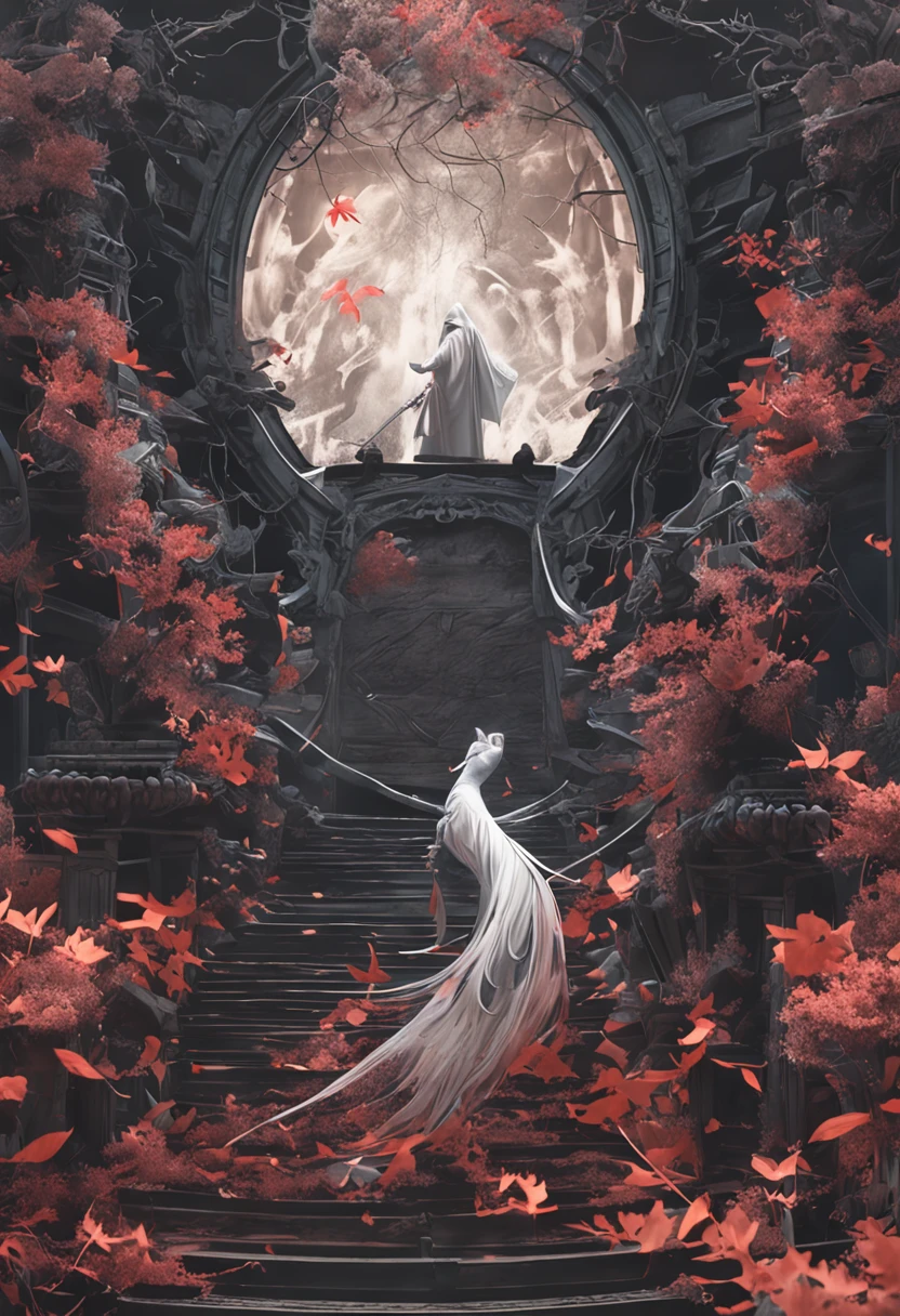 Best quality, Masterpiece, 超高分辨率, (photograph realistic:1.4), surrealism, Dream-like,fusionart, Shadowdancer, shadow magic, darkness control, stealth, shadowstep, umbral spells, hidden blade,