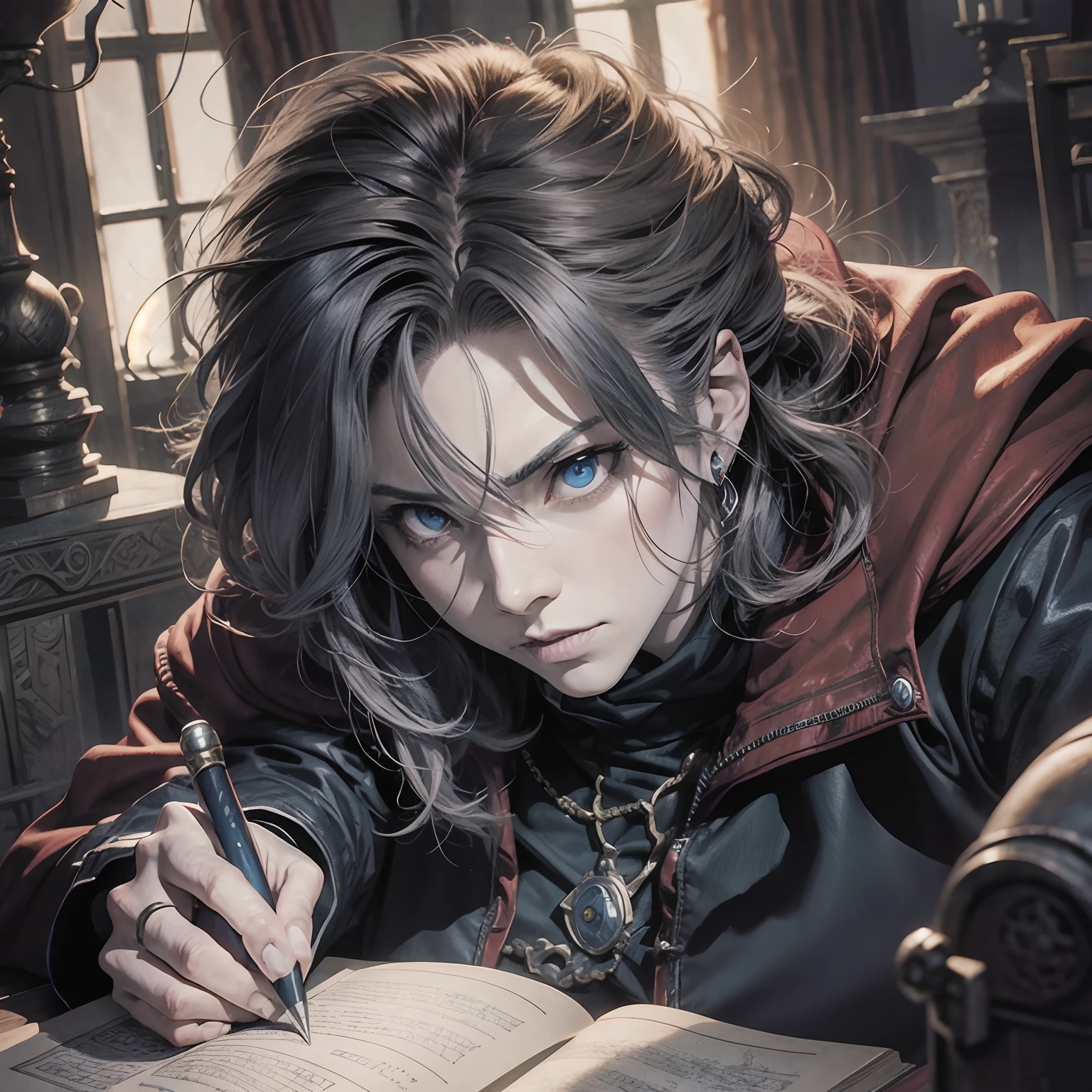 Castlevania Lord of the shadows, avec des traits du manga Akira Toriyama