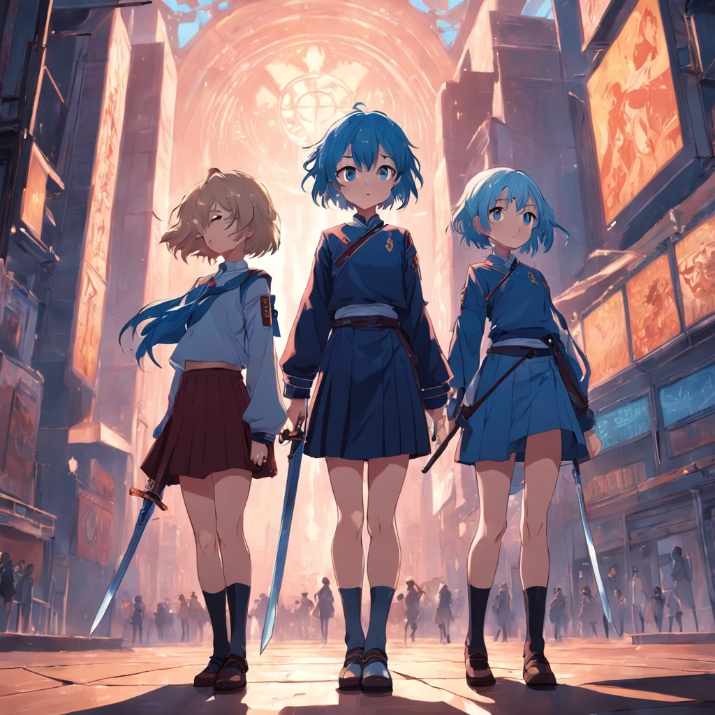 short detailed hair.holdingsword.schoolgirls.being thin.windward.eventide.uni.