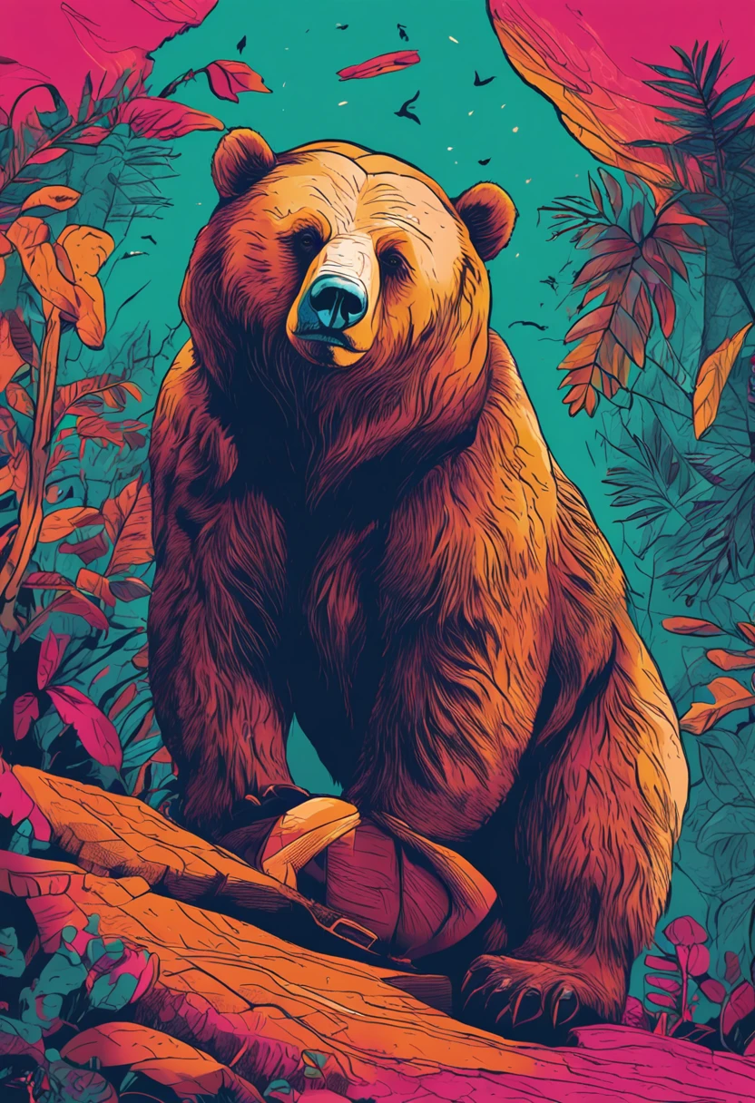 Urso lenhador