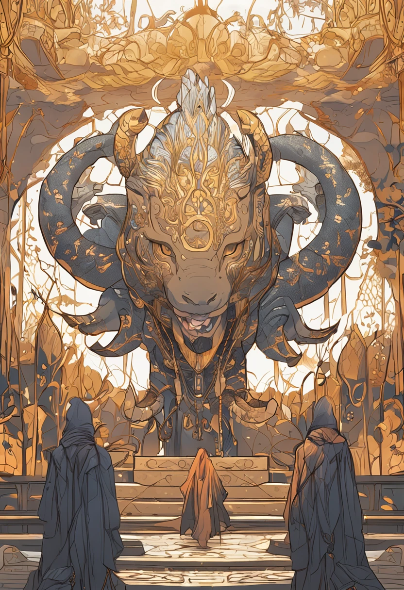 (tmasterpiece,top Quority,best qualtiy,offcial art,Beauty and aesthetics)(Kizi)(Extremely detailed eyes)(s the perfect face)(Gold thread white cloak)(Carrying a weapon on his back,Has a dragon pattern)(Mature temperament)(Delicate texture)(Top aesthetics)
