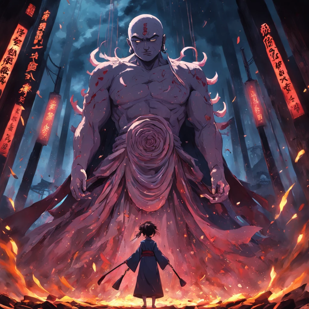 tmasterpiece，best qualtiy，cinematic Film still from，Chinese horror，Hell，Buddha，holy，No human scenes
