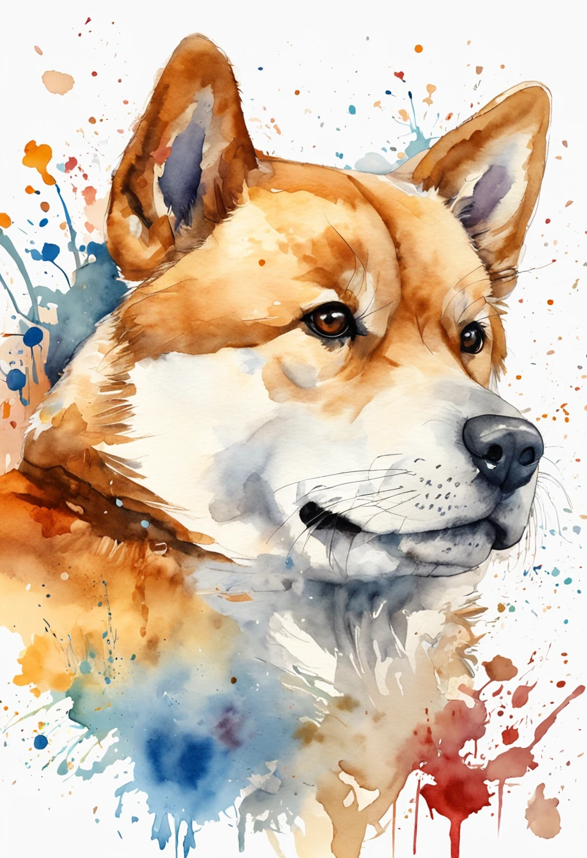 ((Cheems)),Cute Shiba Inu,T-shirt design,vectorial art,white backgrounid, contours, Sticker, Clean white background, Professional vector, High detail,