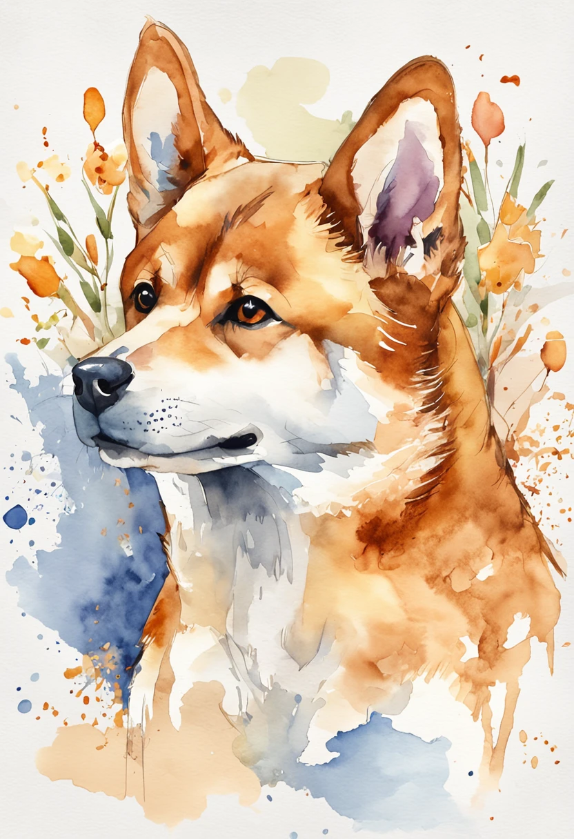 ((Cheems)),Cute Shiba Inu,T-shirt design,vectorial art,white backgrounid, contours, Sticker, Clean white background, Professional vector, High detail,