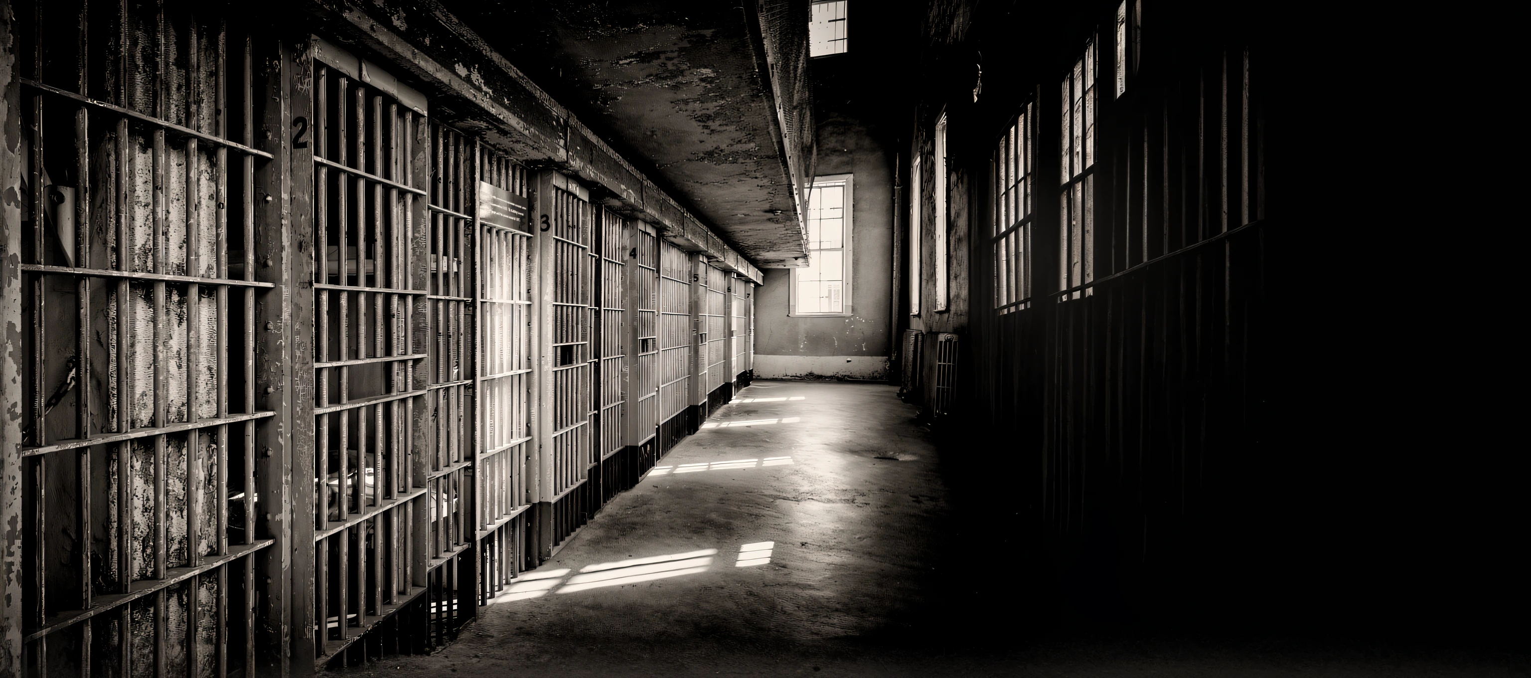 Complete the wall by following the picture，janelas，the ground，behind bars