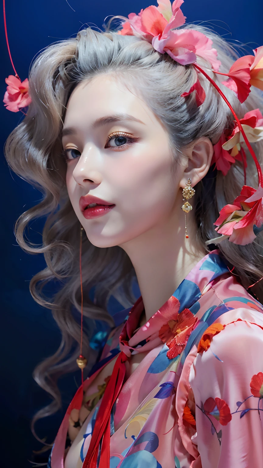 (((Medium hair))), best qualtiy, 8K, hdr, A high resolution, absurderes:1.2, blur backgroun, Background bokeh:1.2, photography of, (RAW photo:1.2), (真实感:1.4), (Masterpiece:1.3), (complexdetails:1.2), 1girll, 独奏, japanaese girl, delicated, Beautiful detailed, (Detailed eyes), (Detailed facial features), Bigboobs, (((Large breasts))), Skin Firm, (Looking_at_peeping at the viewer), From_Front, (being thin),(best qualtiy:1.4),(超A high resolution:1.2),cinematic lighitnglamplight,(Extremely detailed illustration),(Gloss on lips,best qualtiy,超A high resolution,depth of fields,Caustics,Extensive illumination,naturalshadow,85mm, f/1.4, iso 200, 1/160s:0.75),1girll, Solo, (((Silk vest))) Smile, ((silk garment,pleatedskirt,Classroom))