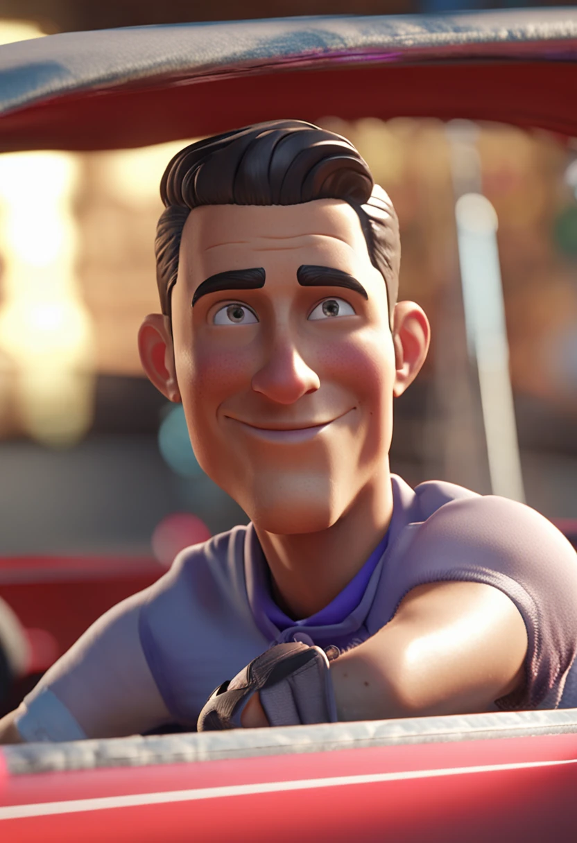 Cristiano Ronaldo, (Pixar style) (Masterpiece:1.2) (Bokeh) (Best quality) (Detailed skin) (Detailed texture) (8K) (clay) (Cinematic lighting) (Sharp focus）
