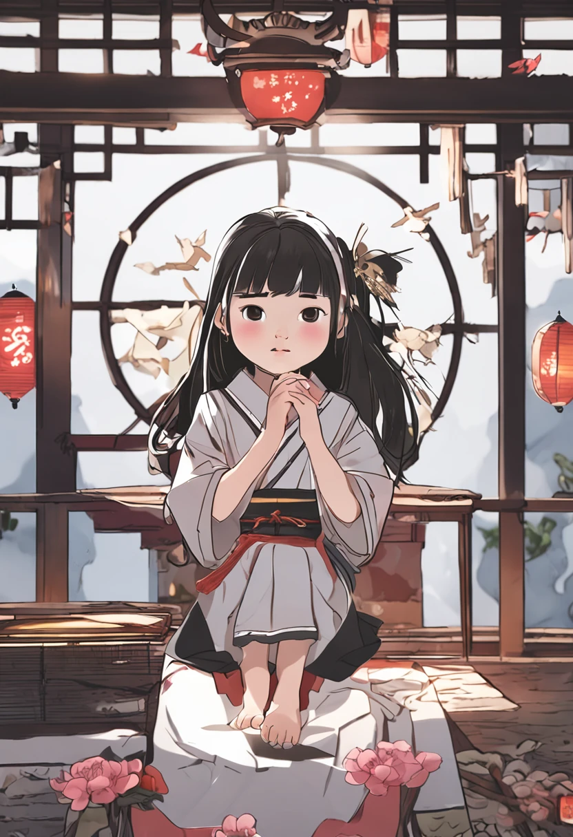 Master quality, Highest quality, Best picture quality, Exaggerated details, Cute 8 year old asian girl with moonlight goddess，The expression is shy, Slightly squinted eyes, Adjust her hair, Long eyelashes, (Surrealism female students), (dressed as schoolgirl, Surrealist school (Long hair / Very, Very exaggerated, Big tits / Petticoat dress paper towels, ), Pose and sit in front of the camera, Wet-breasted Hanfu open V-chested clothes, full-body xianxia, High-heeled diamonds, Erotic, Lolita , Away from home，standing on your feet，1.9 meters tall，Expose 