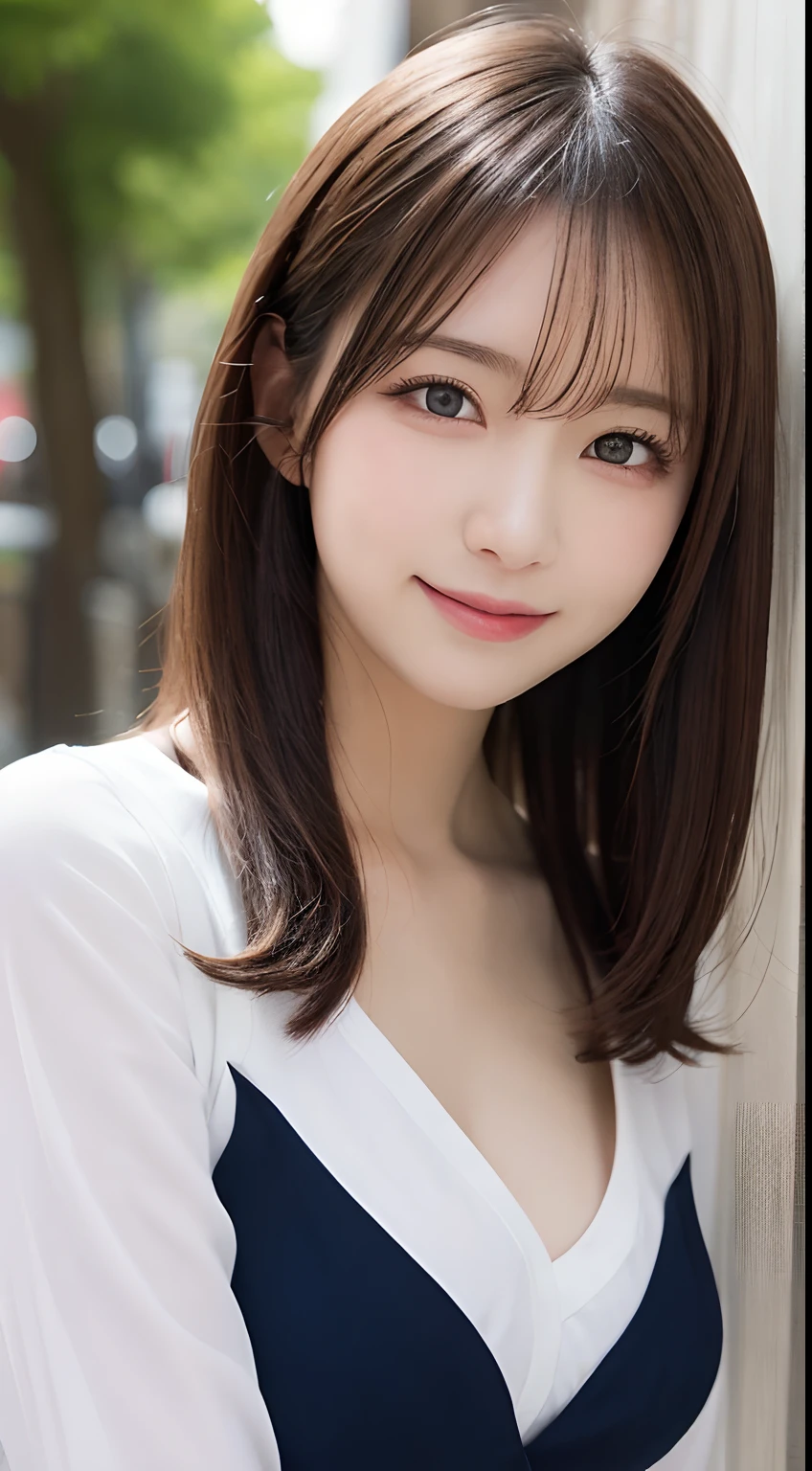 Innocent 20 year old girl、((Oversized white T-shirt,Dramatic poses)),Smile,short-cut,Park background、Raw photo, (8K、top-quality、masterpiece:1.2)、(intricate detailes:1.4)、(Photorealsitic:1.4)、octane renderings、Complex 3D rendering ultra detail, Studio Soft Light, Rim Lights, vibrant detail, super detailing, realistic skin textures, Detail Face, Beautiful detail eyes, Very detailed CG Unity 16k wallpaper, make - up, (detailedbackground:1.2), shinny skin, Full body、From head to thigh、cleavage of the breast,((getting on all fours、stick out buttocks、Put your hands on the ground))、Nasty sexual smile