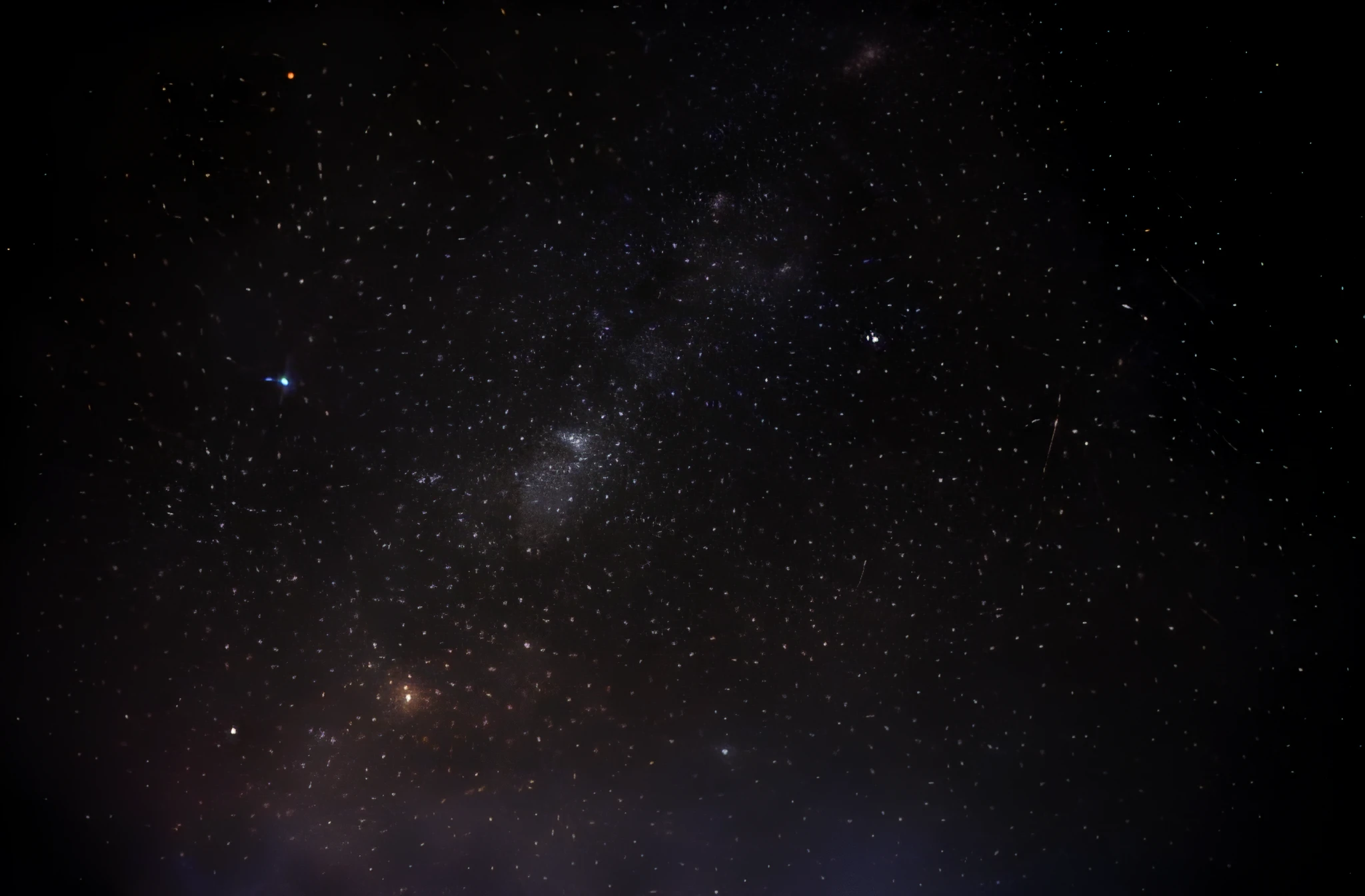 Dark starry sky, kosmos
