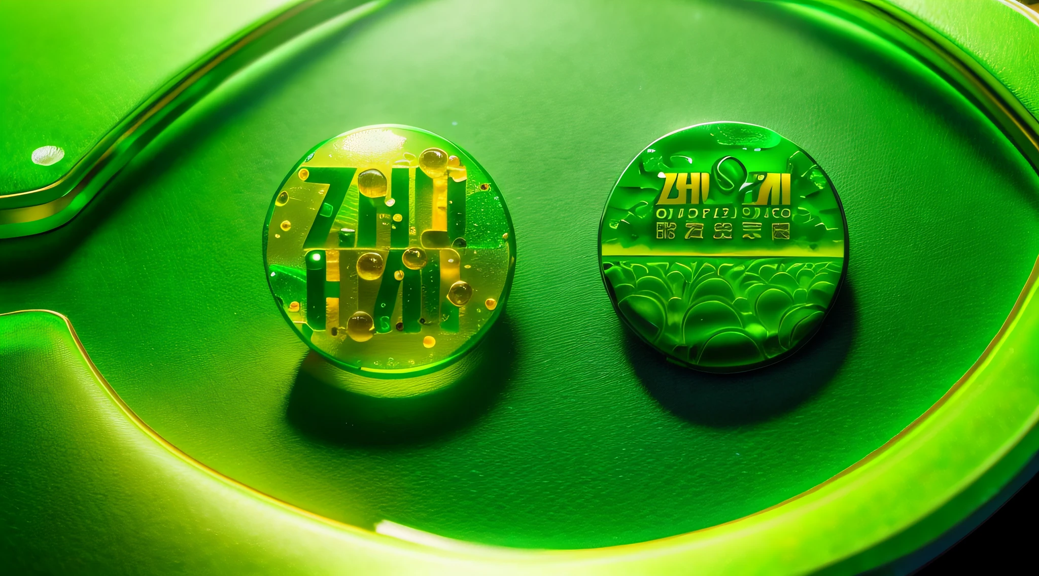 Generated from an image as a badge image，jade, Texture, studio lit, Realistic, 8K, Masterpiece, Best quality, Photorealistic, Top view