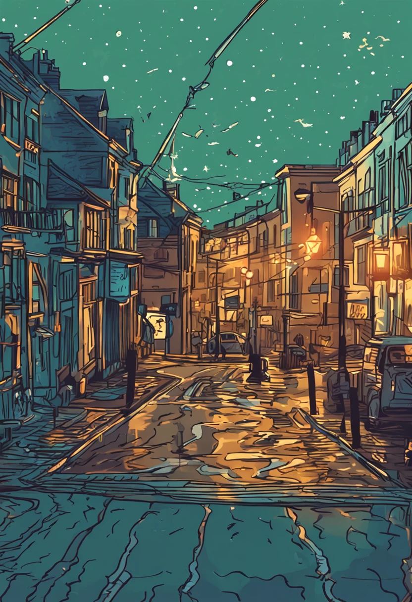 Van Gogh,starrysky