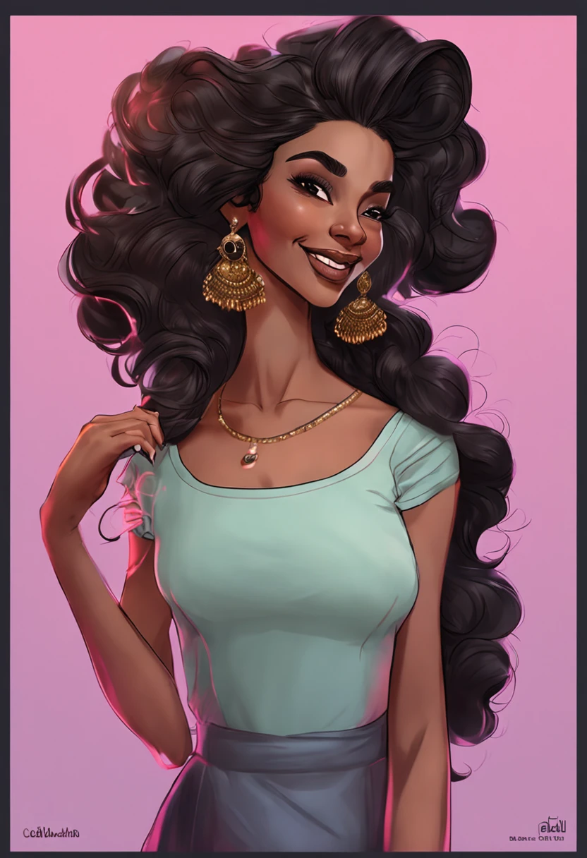 panoramic long shot of a beautiful south asian girl, dynamic pose, old classic , wavy black hair, 50s pin up style, intricate, detailed, DSLR camera , 8K UHD, deep blacks, post processing, nubian nose, protruding teeth, prominent mamary glands