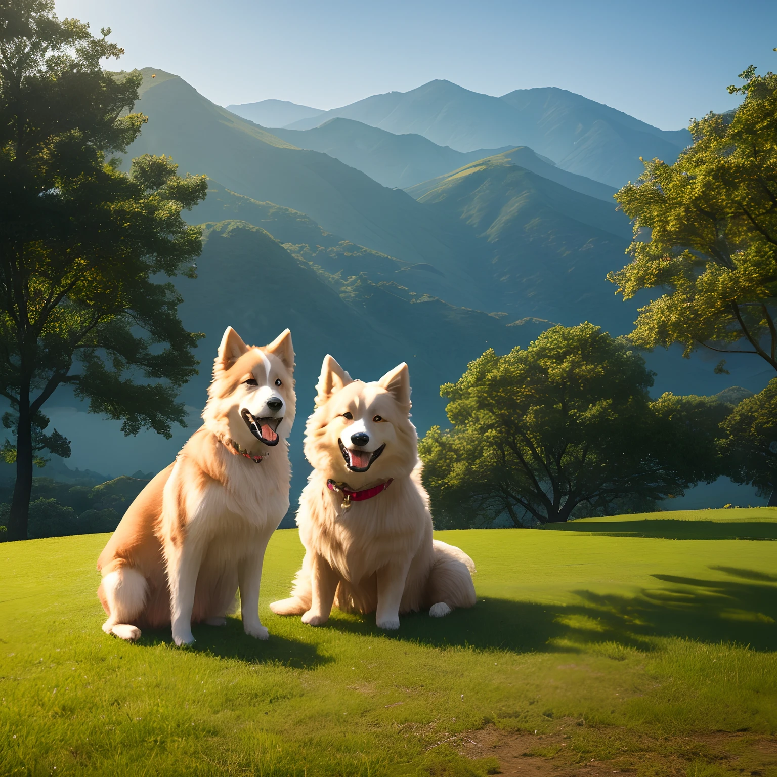 (8k, RAW photos, best qualtiy, tmasterpiece:1.2), (photorealestic, photograph realistic:1.37), hyper-detailing, (highdetailskin:1.2), 8K UHD, digital SLR camera, gentle lighting, high high quality, filmgrain, Fujifilm XT3, Chinese pastoral dog, exteriors