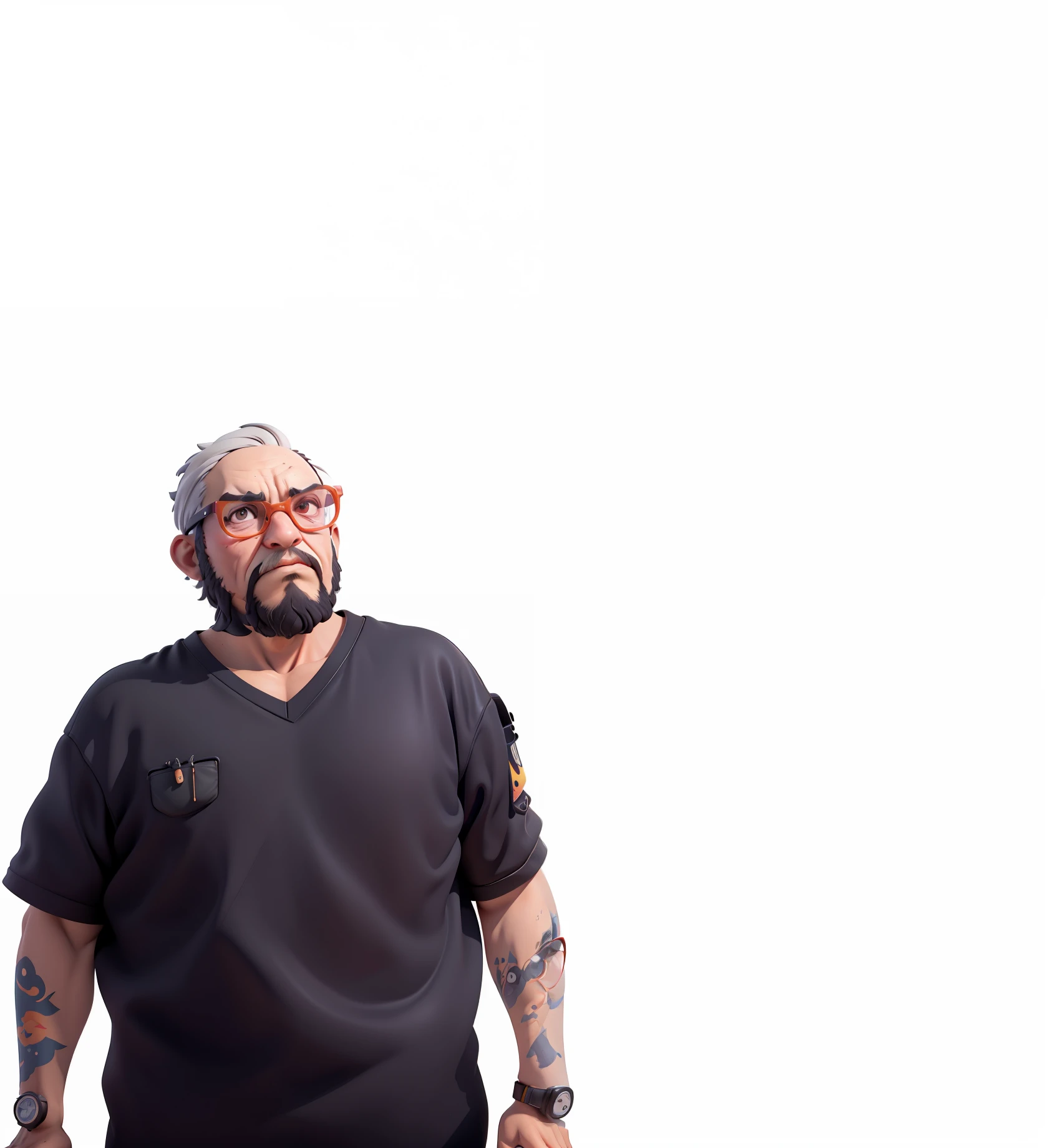 Um jovem de terno, Short hair and glasses sat at his desk,segurando laptop,pintura digital,tigre,Design de Personagens 3D por Mark Clairen e Pixar e Hayao Miyazaki e Akira Toriyama,4K HD Illustration,Very detailed facial features and cartoon-style visuals。