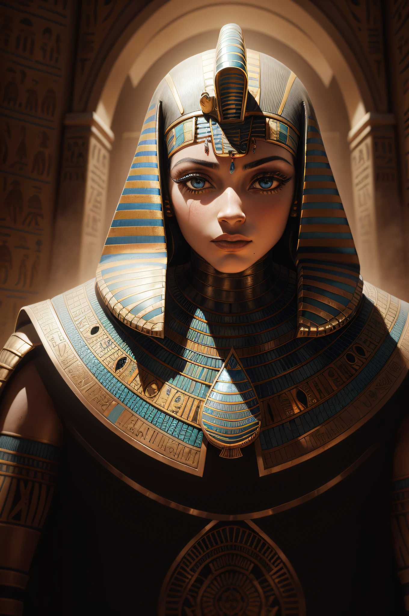 biomachine:1.3, (Egyptian art:1.2), (colorido:1.2), Hans Giger, (zentangle:1.2), granulado, extremamente detalhado, detalhes intrincados, dynamic lighting, fotorrealista, luz natural, baixo h, obra prima, detalhado 8k