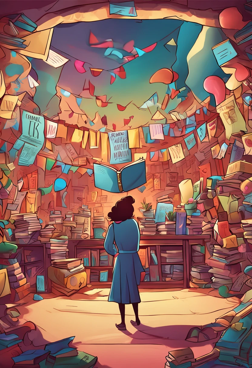book，cartoony，Open books，Colorful，high high quality，Suitable for avatars