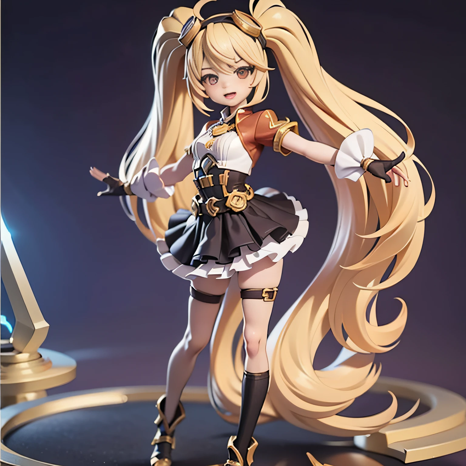 layla /(Mobile Legend/)，Masterpiece 8k，vred，small li，extreme hight detail, cute face, cute pose, full body