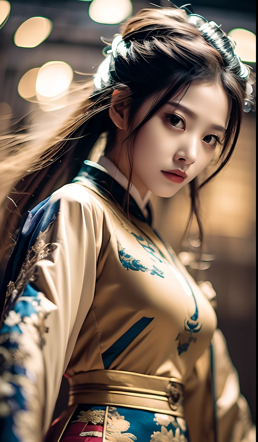 best quality, masterpiece, highres, wuxia 1girl, china dress, super Beautiful face, super beautiful eye, super beautiful hair