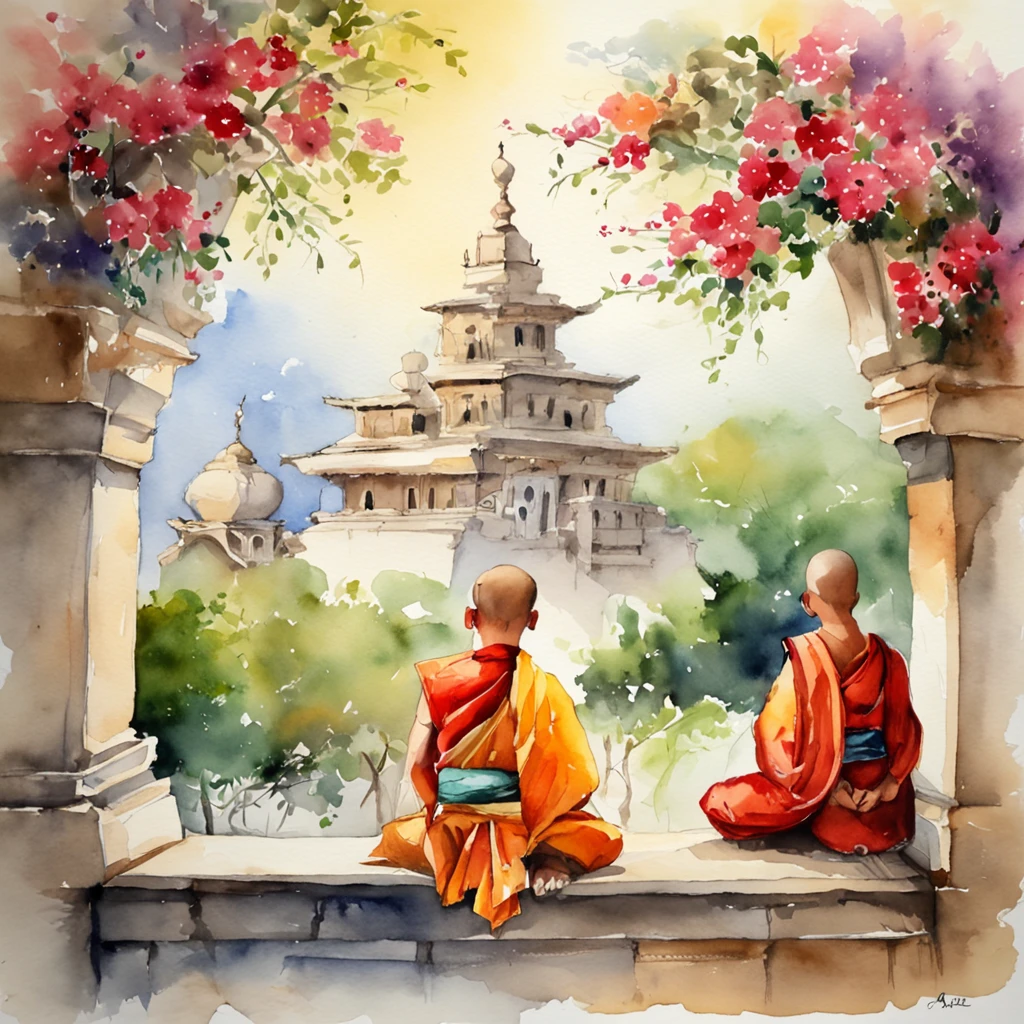 little monks, A time of prayer