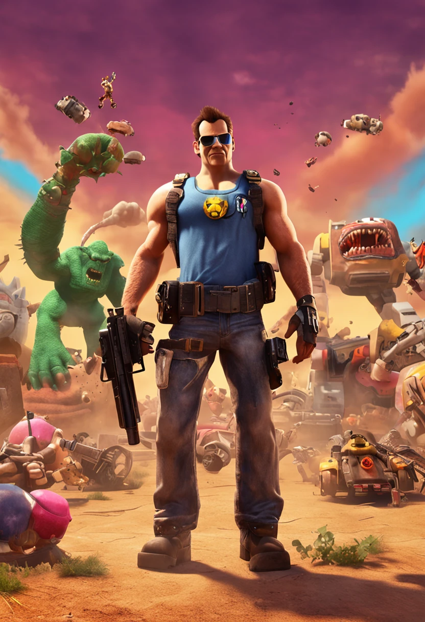 serious sam as smash characters