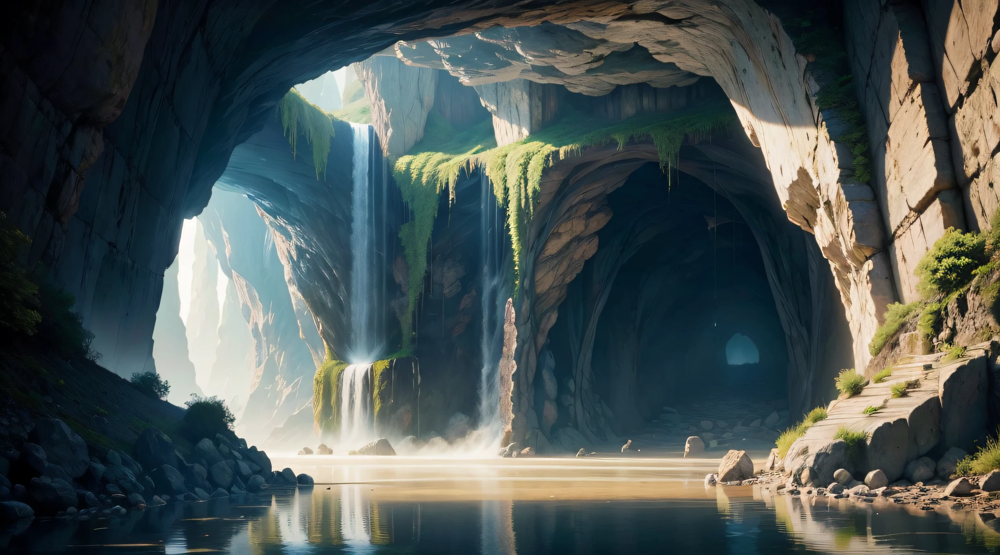 grotto，Wallpapers，Karst cave