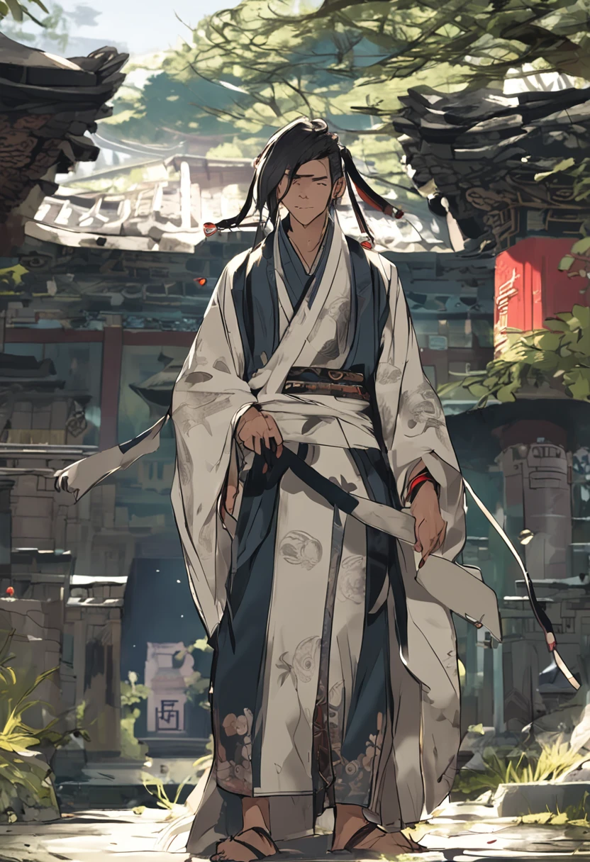 Libido boy,HighestQuali,extremely detaile,Youthful,Sword-eyed stars,Tribal Junior,Around twelve years old,Young man,cool guy,Ancient wind,vivaciousness,child,Libido boy,Gorgeous light green robe,Black Chinese style high ponytail,Black eyes,Sunny and cheerful,Young man,Black hair,s delicate face,sharp sharp eyes,Clear eyebrows,Kind expression,Fluttering hair,Flowing sleeves,Ancient style,Wind dance pose, Long flowing black hair flowed out,Messy hair,Qi Yu Xuanang,looking at viewert,(tmasterpiece:1.4),(best qualtiy:1.4),(The composition is perfect),high-definition depiction,8K,The polar composition of the film,Cinematic lighting,Cinematic texture,Strong sense of atmosphere