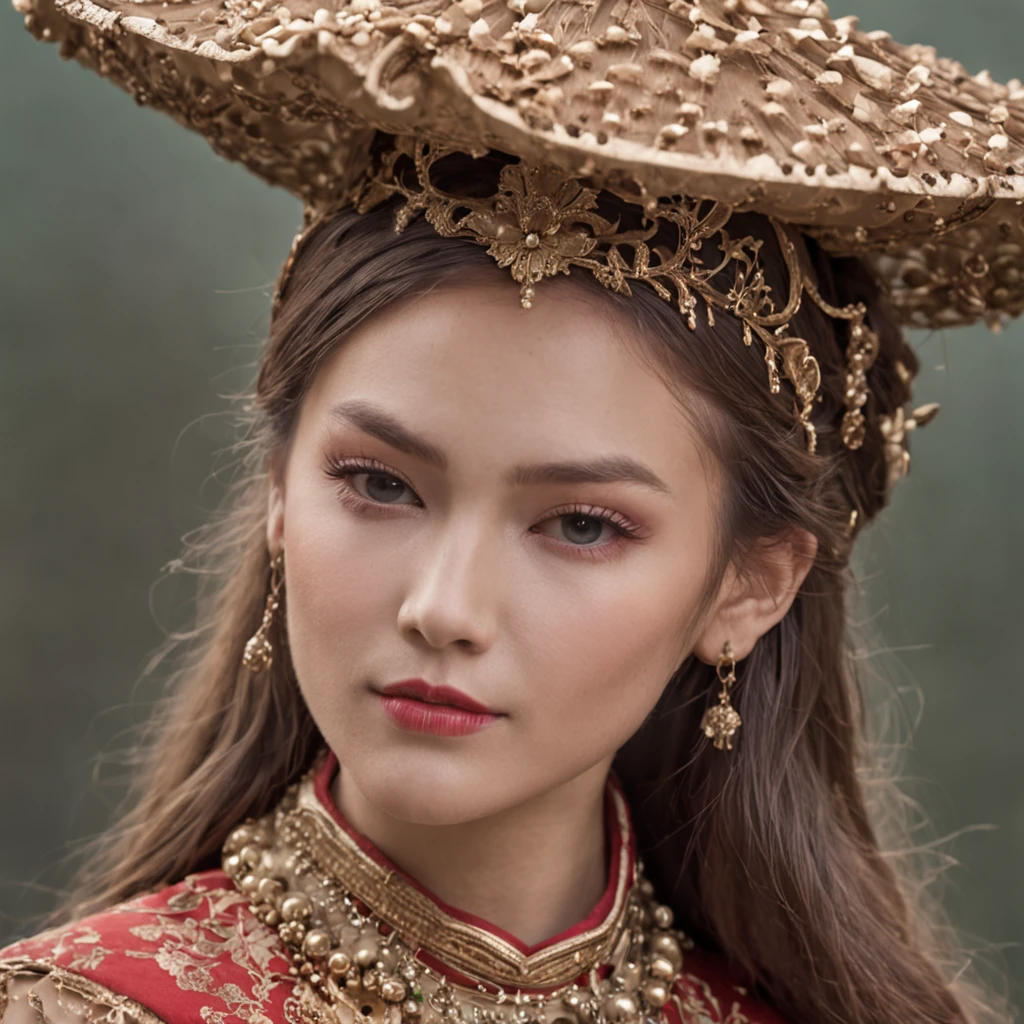A dream city in the style of the Ming people