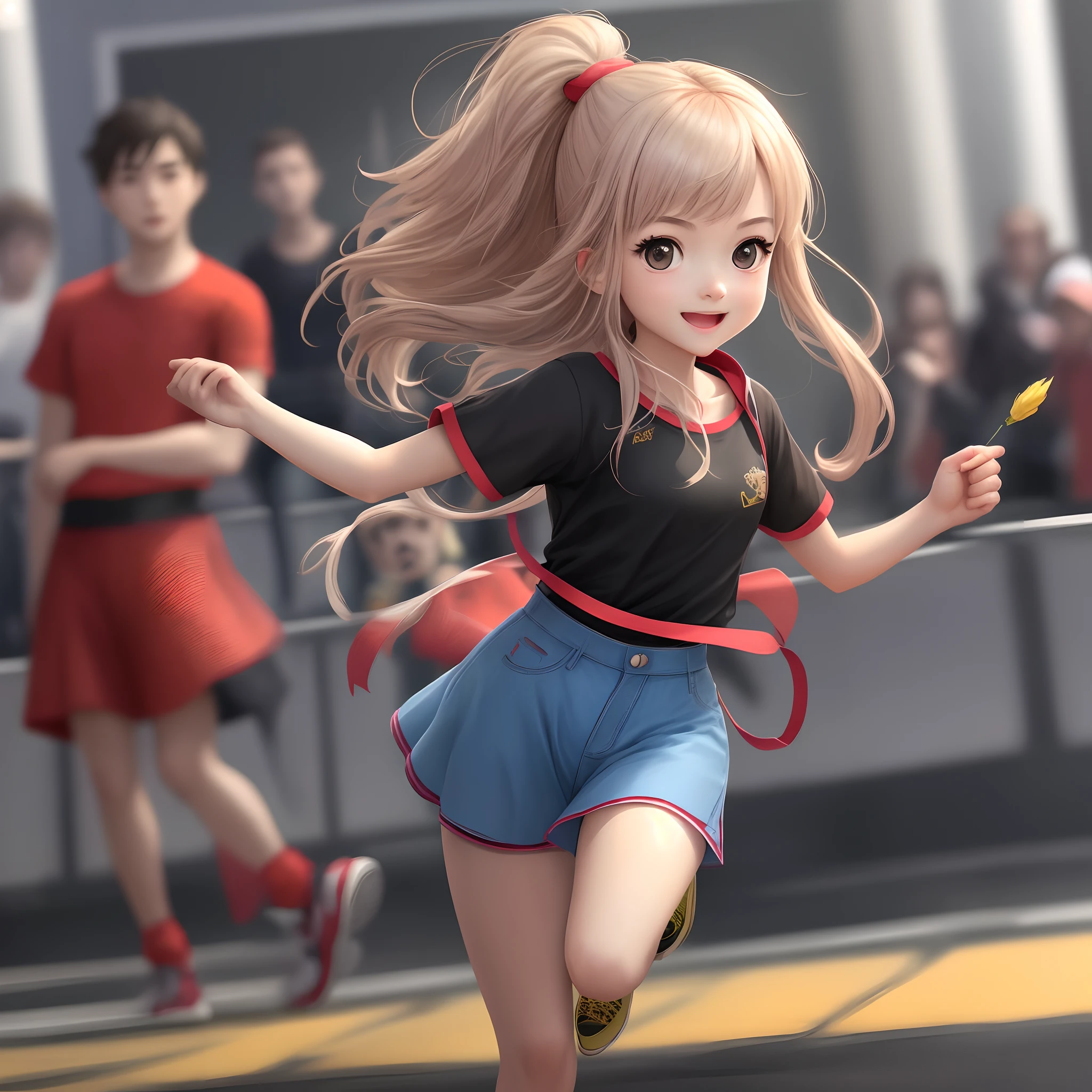 Please design a girl who is the youngest, most energetic and purest desire